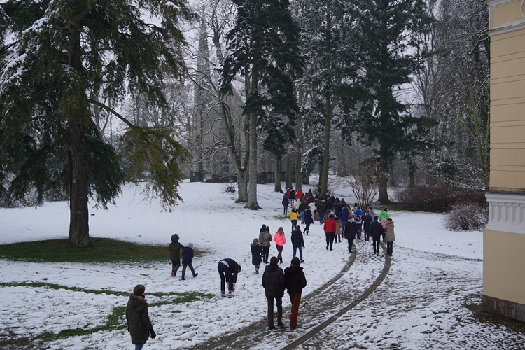 Spaziergang im Schnee