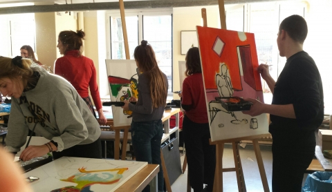 Malatelier Leistungskurs Kust