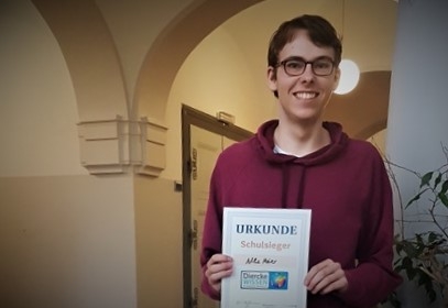 Sieger Geografiewettbewerb NIls Meier